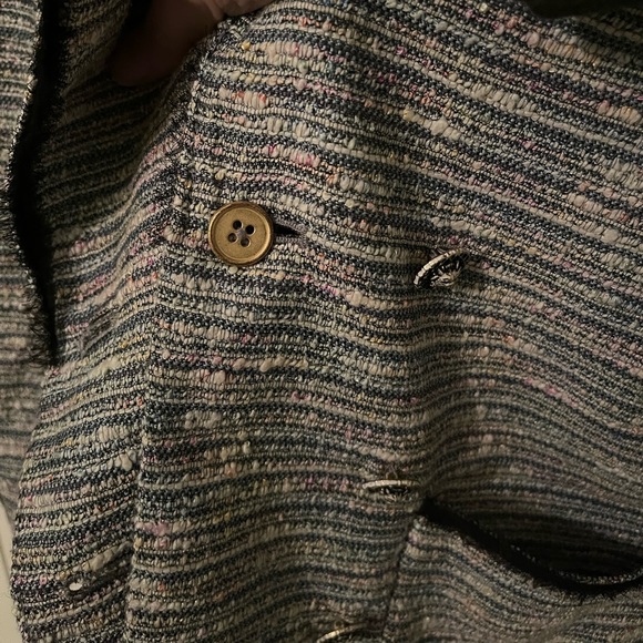 Anthropologie Coquille Today’s Special Double Breasted Blazer Size 12 - Picture 9 of 16